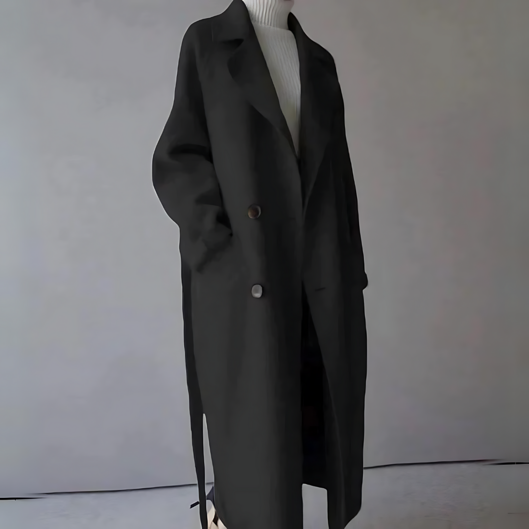 The Alicia Long Wool Overcoat