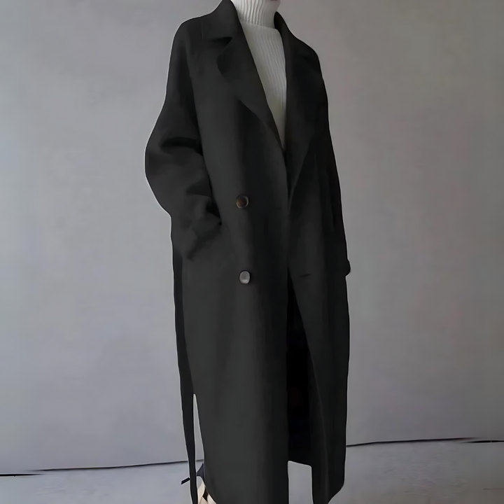 The Alicia Long Wool Overcoat