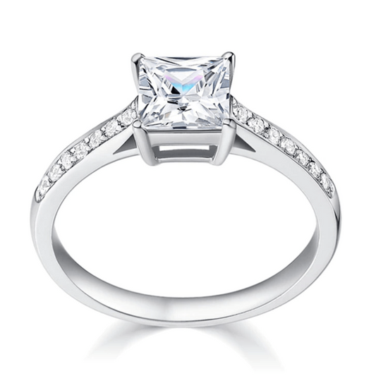 Bronte | Radiant Princess Cut Ring