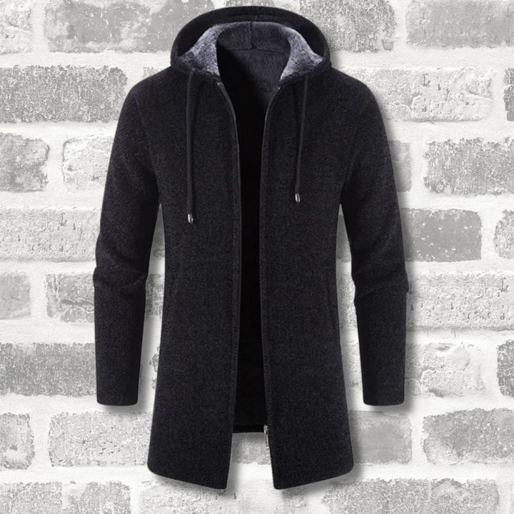 LUKE - WOOLLEN HOODED JACKET