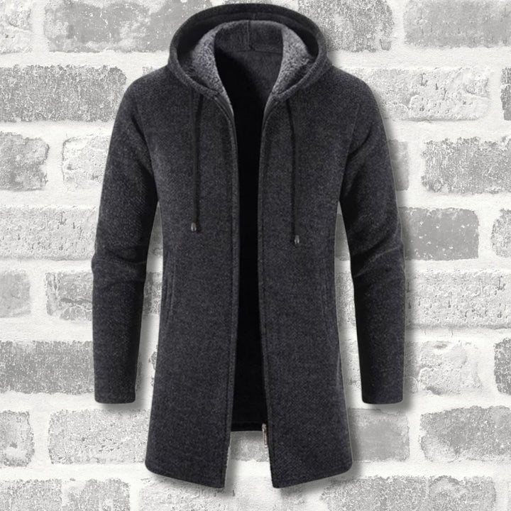LUKE - WOOLLEN HOODED JACKET