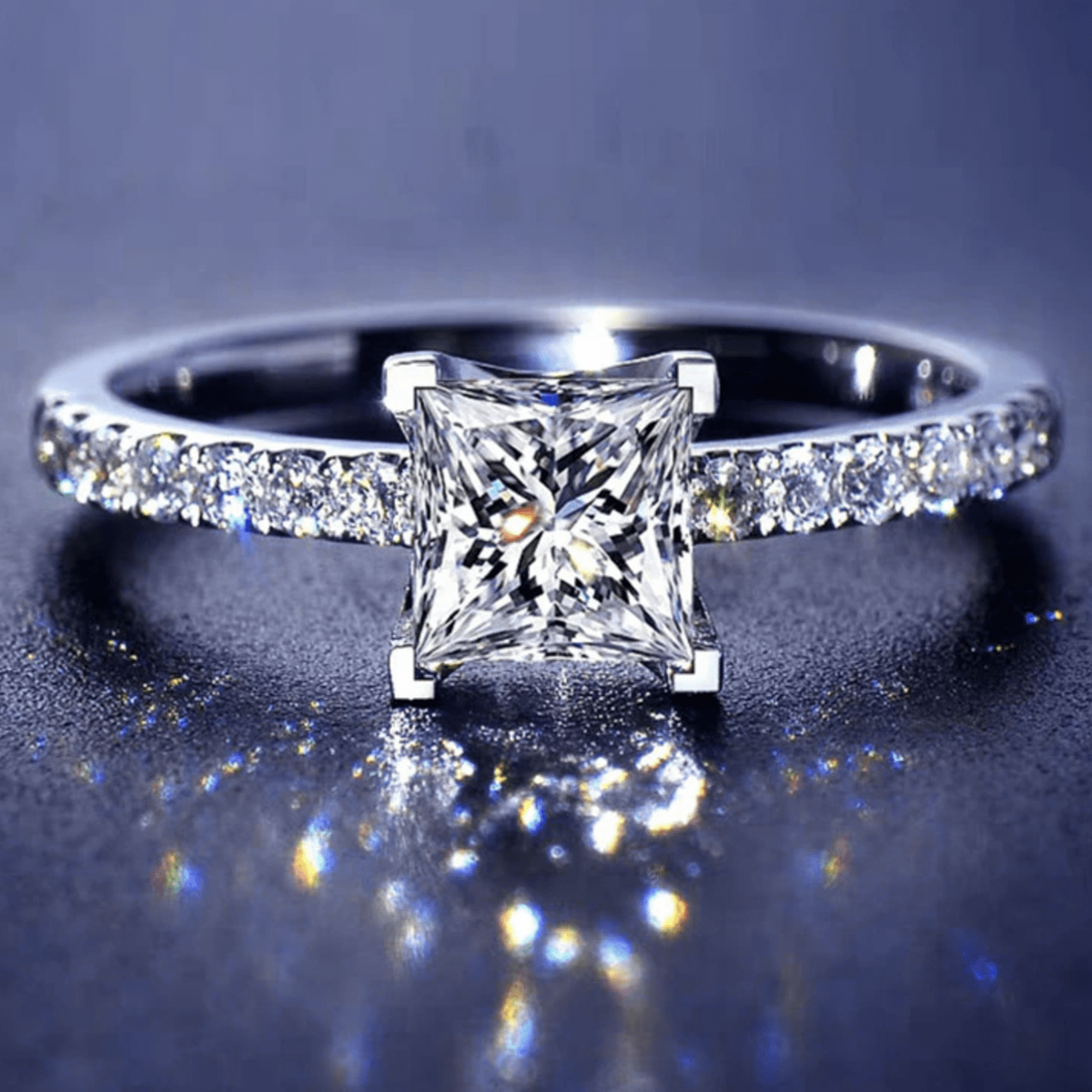 Bronte | Radiant Princess Cut Ring