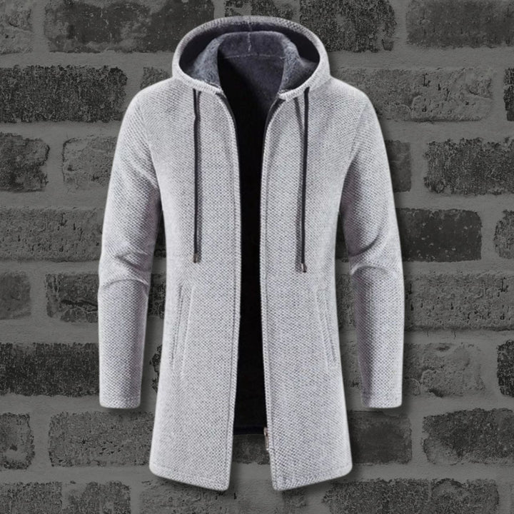 LUKE - WOOLLEN HOODED JACKET