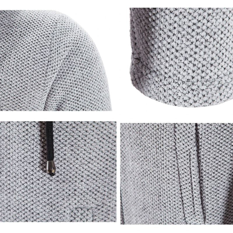 LUKE - WOOLLEN HOODED JACKET
