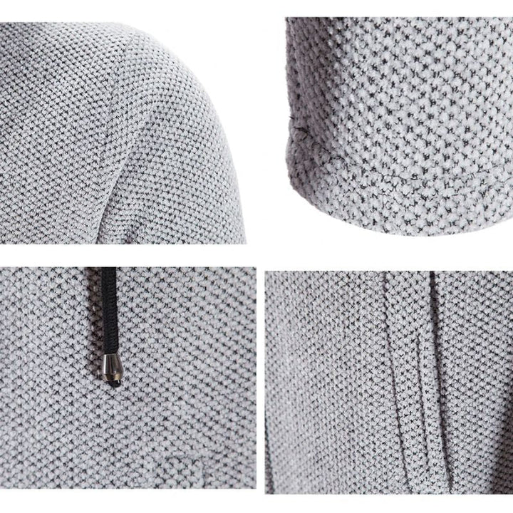 LUKE - WOOLLEN HOODED JACKET