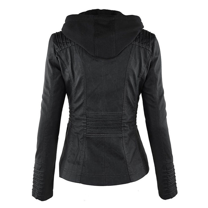 Eliana™ - Vegan Leather Winter Jacket