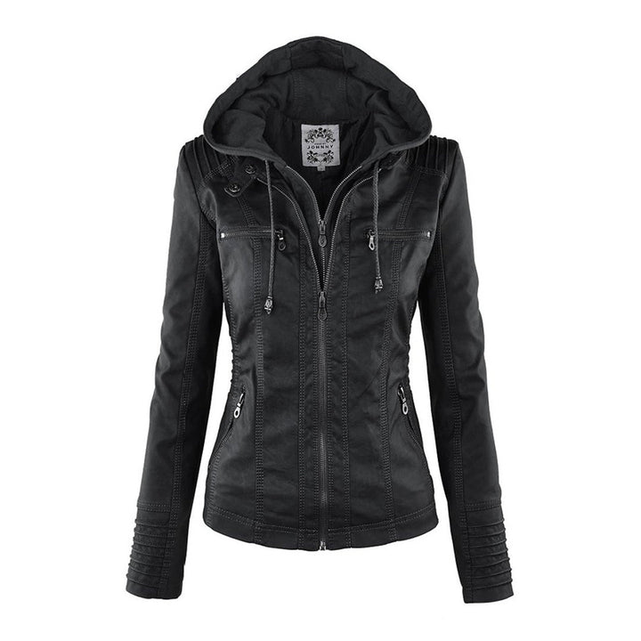 Eliana™ - Vegan Leather Winter Jacket