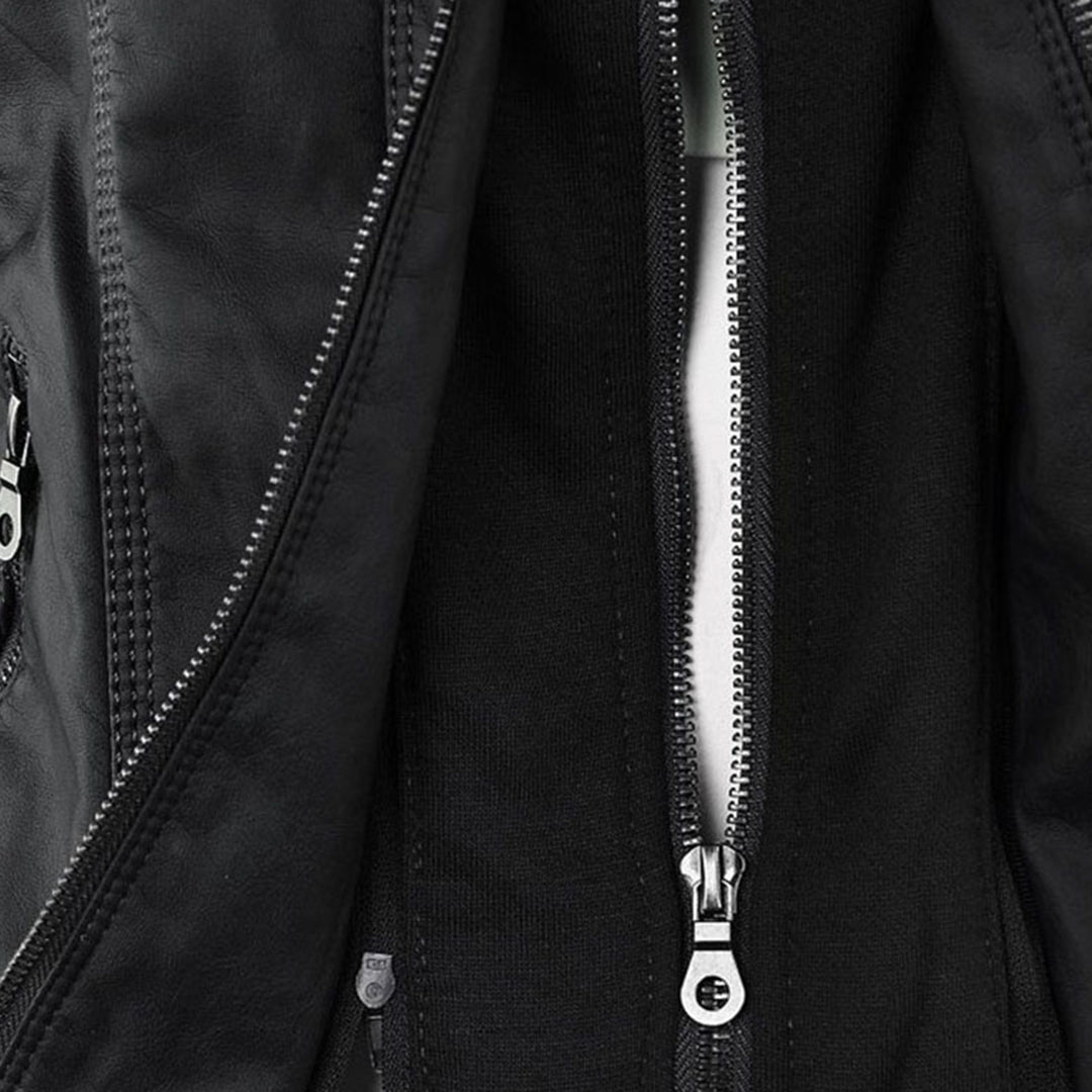 Eliana™ - Vegan Leather Winter Jacket