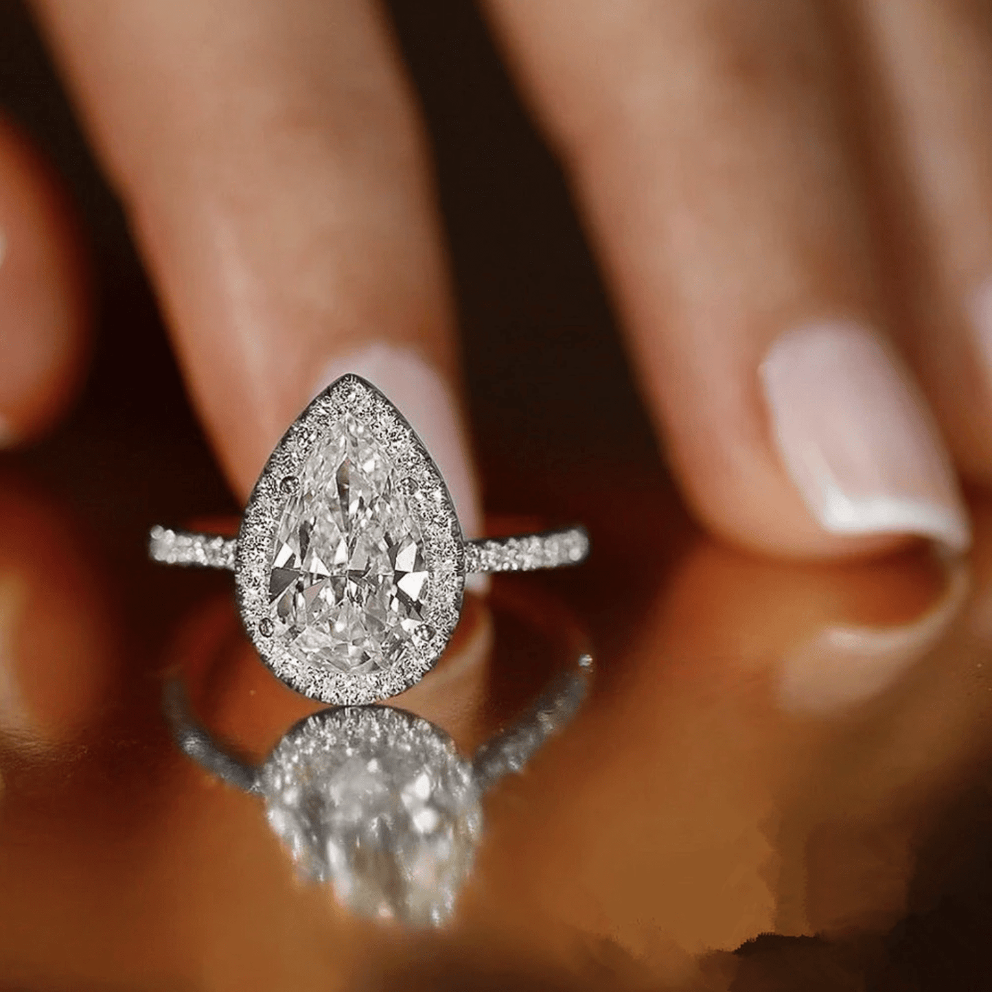 Bailey | Exquisite Pear-Shaped Ring