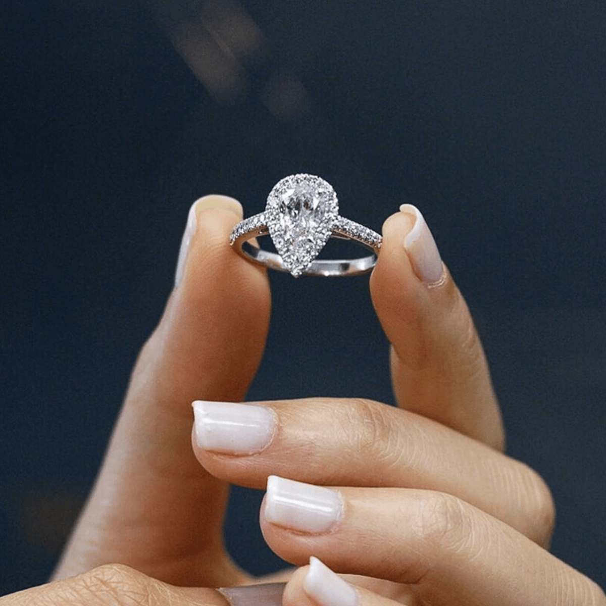 Bailey | Exquisite Pear-Shaped Ring
