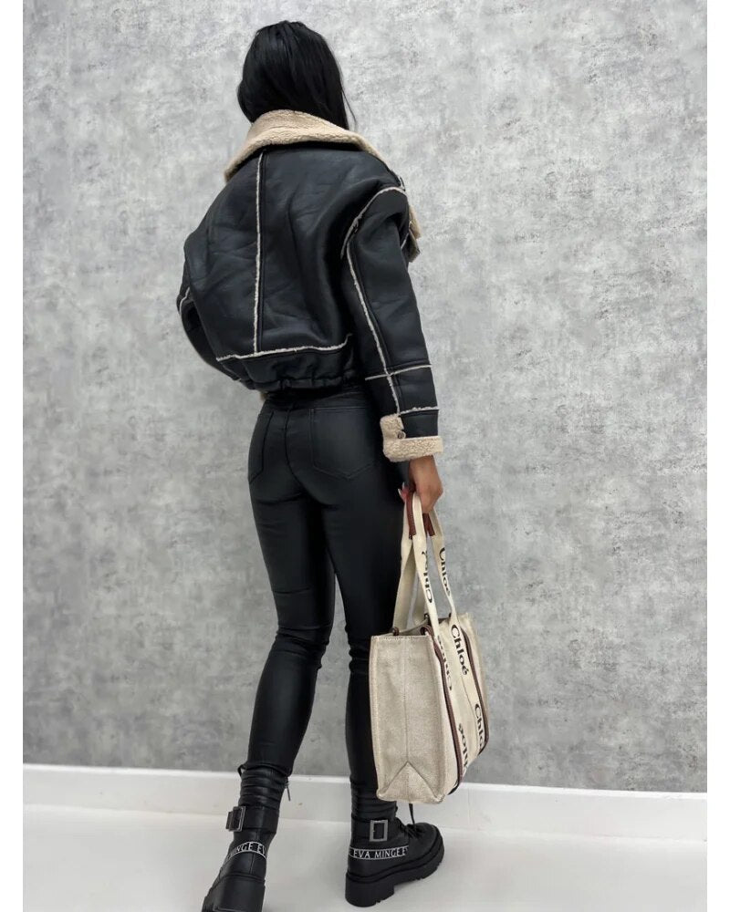 Maive | Stylish Leather Jacket