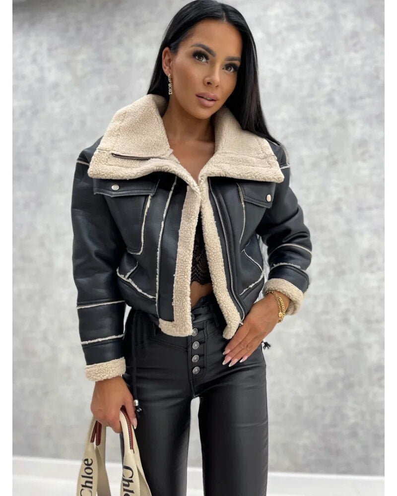 Maive | Stylish Leather Jacket