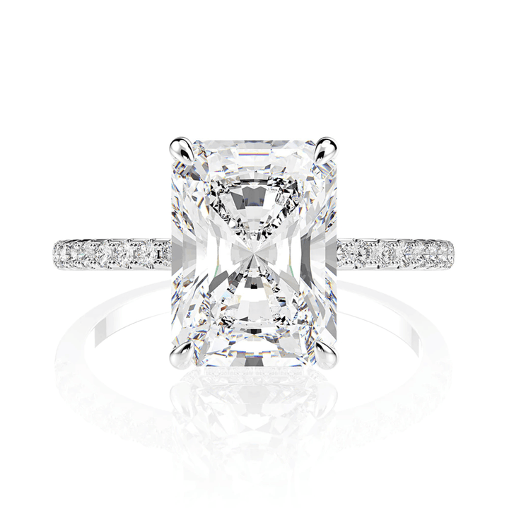 Ava | Elegant Emerald Cut Ring