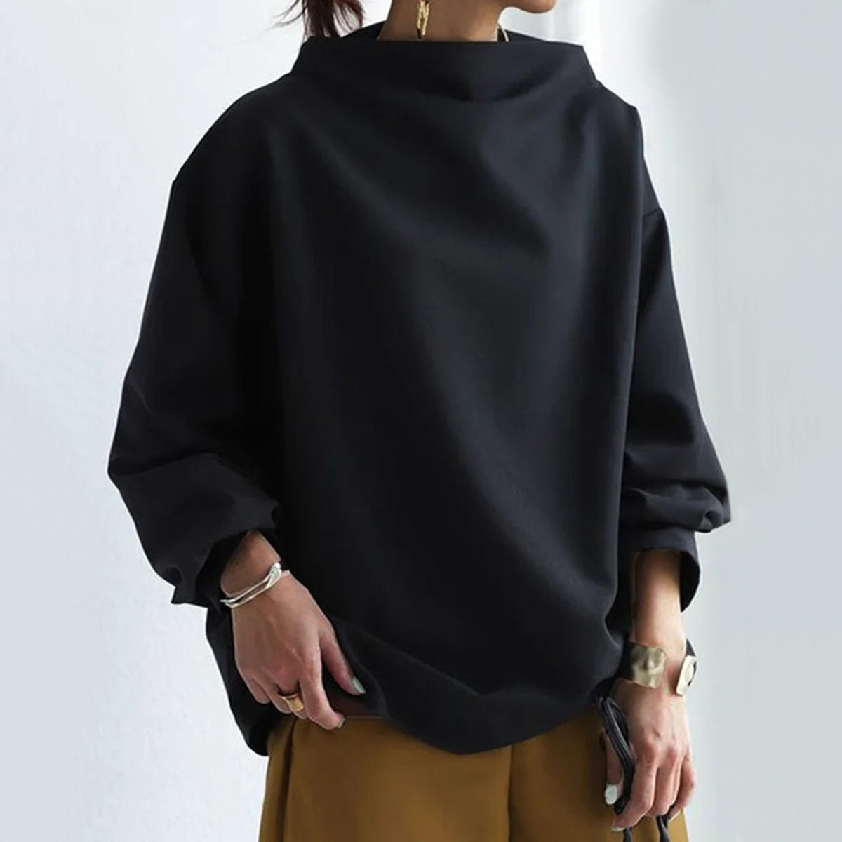 Amber | High Neck Sweater