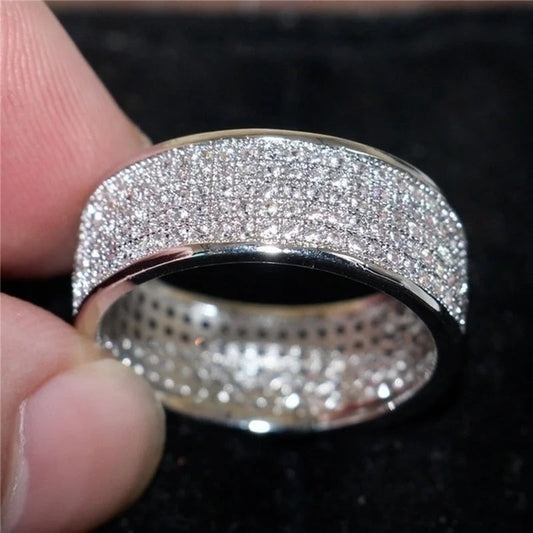 Brynlee | Sparkling Pave Band Ring