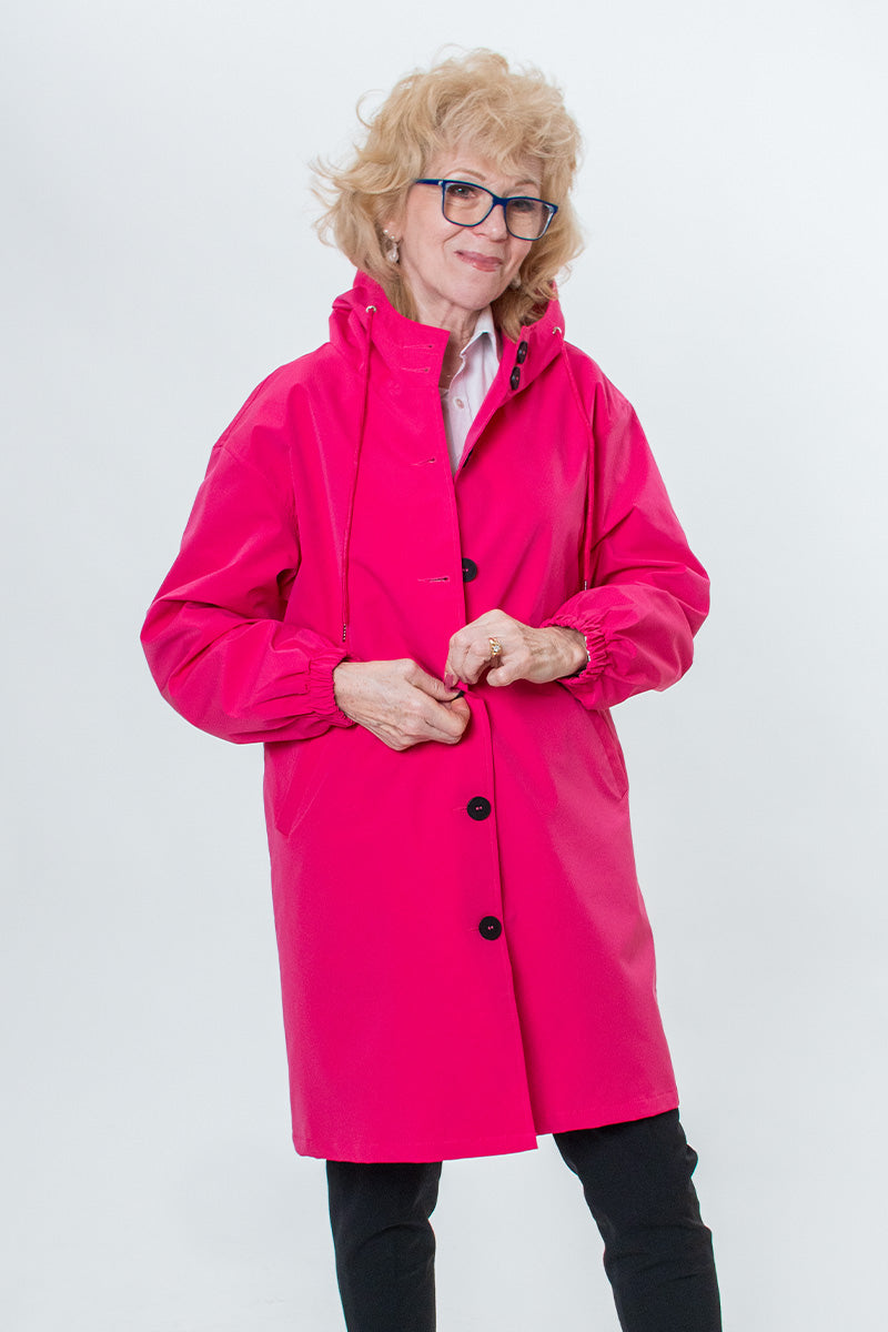 Water Resistant Oversized Hooded Windbreaker
