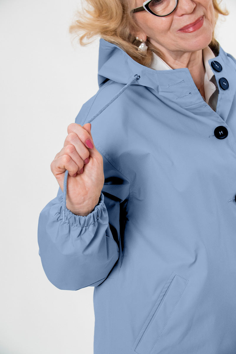Water Resistant Oversized Hooded Windbreaker