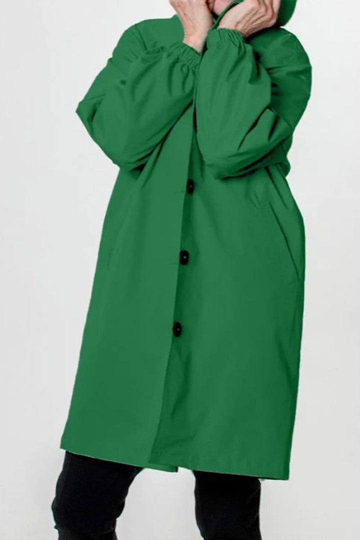 Water Resistant Oversized Hooded Windbreaker