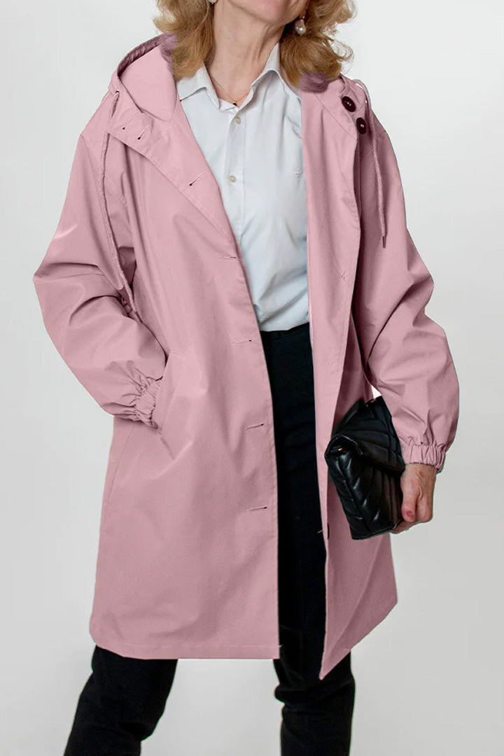 Water Resistant Oversized Hooded Windbreaker