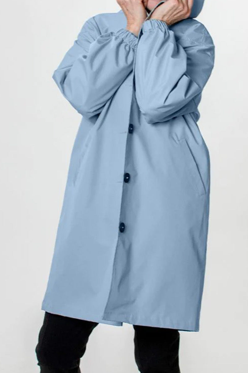 Water Resistant Oversized Hooded Windbreaker