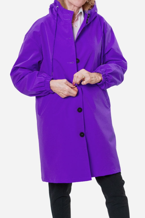 Water Resistant Oversized Hooded Windbreaker
