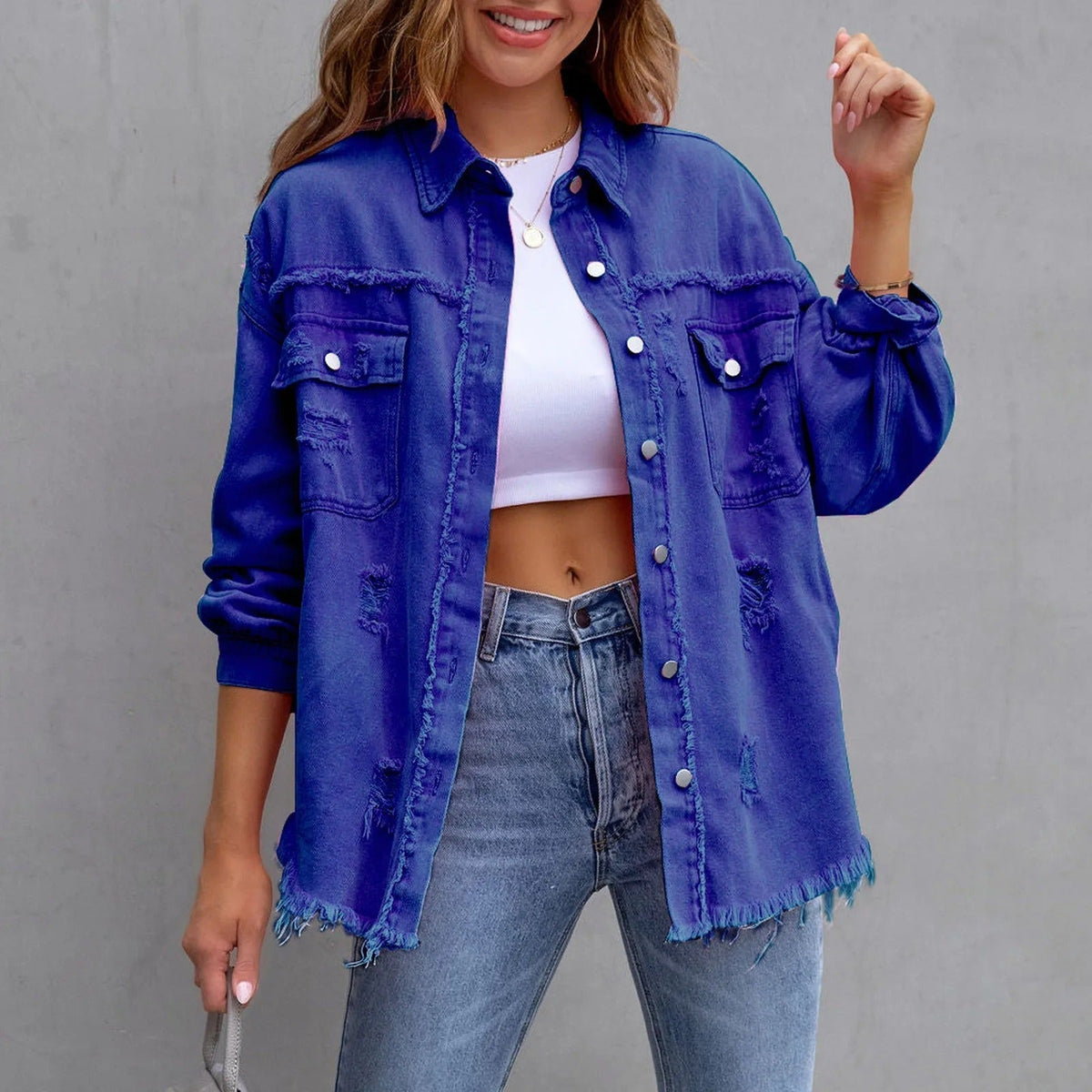 Layla™ - Casual Denim Coat