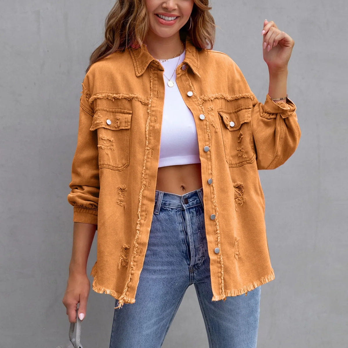 Layla™ - Casual Denim Coat