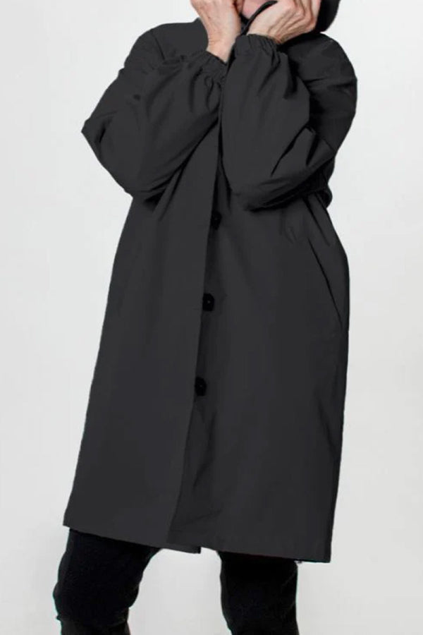 Water Resistant Oversized Hooded Windbreaker