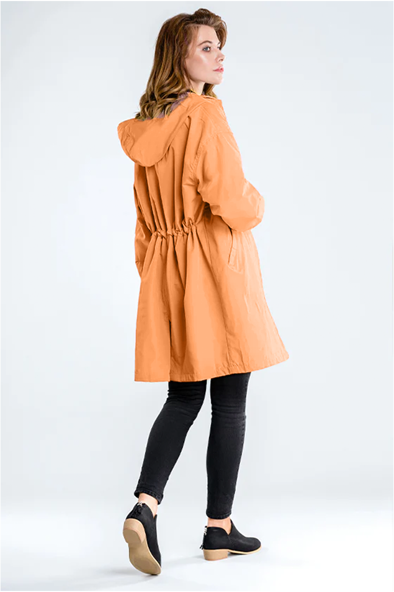 Water Resistant Oversized Hooded Windbreaker